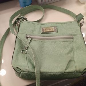 Mint green crossbody purse